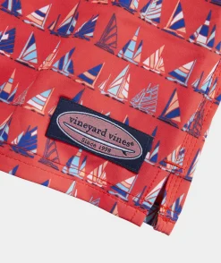 Swim & Rashguards<Vineyard Vines Boys' Printed Chappy Trunks AbstrctSailChppyWt