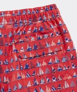 Swim & Rashguards<Vineyard Vines Boys' Printed Chappy Trunks AbstrctSailChppyWt