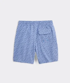 Swim & Rashguards<Vineyard Vines Boys' Printed Chappy Trunks Gulf Flrl Chpy Cymn