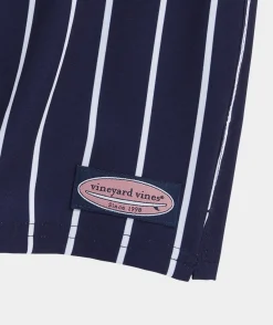 Swim & Rashguards<Vineyard Vines Boys' Printed Chappy Trunks Floral Chap J Blue