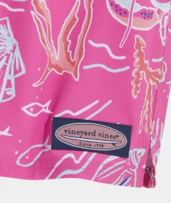 Swim & Rashguards<Vineyard Vines Boys' Printed Chappy Trunks BoatParade-PapaPunch