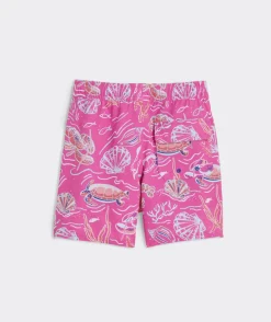 Swim & Rashguards<Vineyard Vines Boys' Printed Chappy Trunks BoatParade-PapaPunch