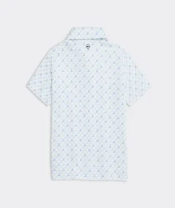 Polos<Vineyard Vines Boys' Printed Sankaty Polo Tuna - Hull Blue