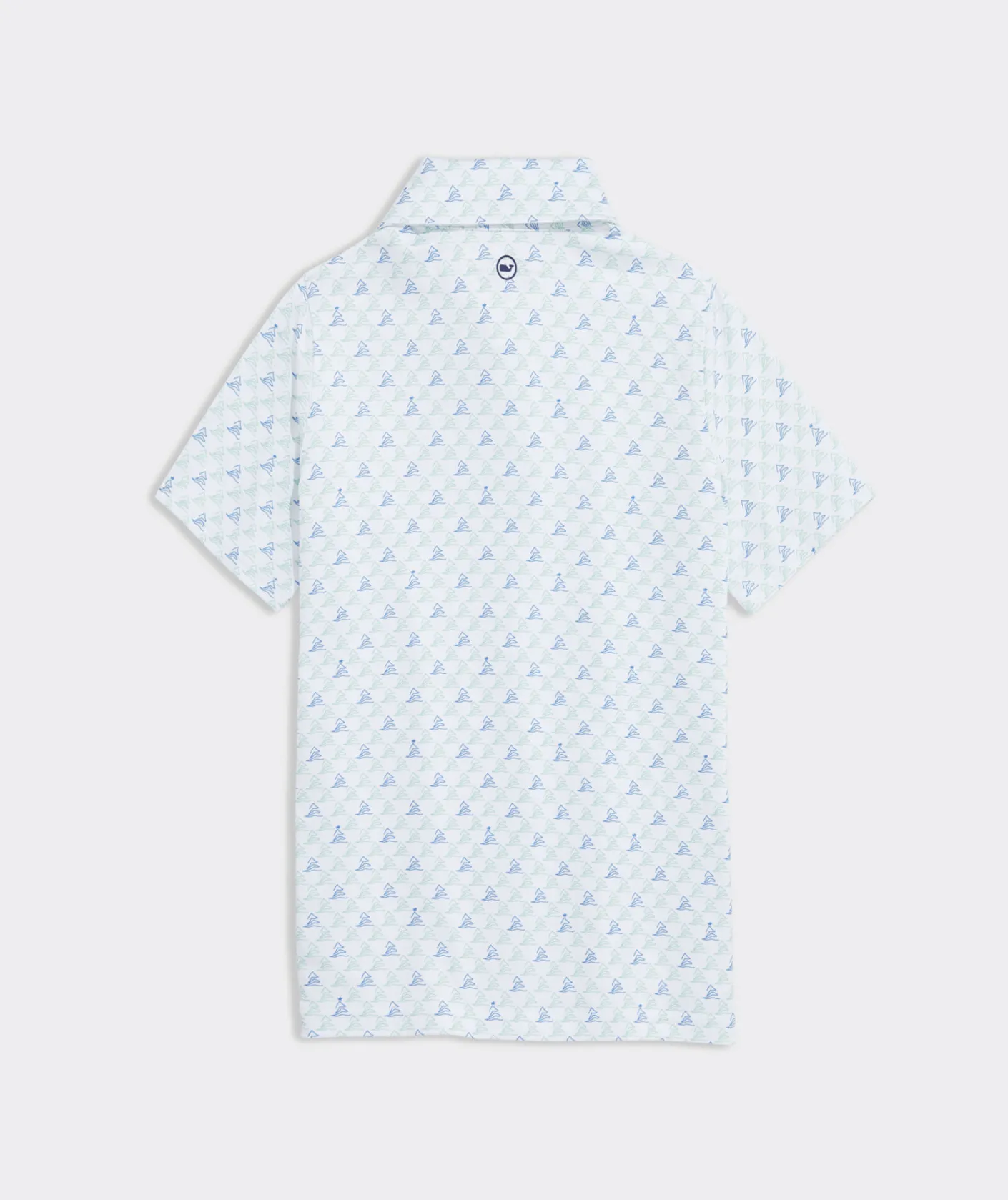 Polos<Vineyard Vines Boys' Printed Sankaty Polo Tuna - Hull Blue