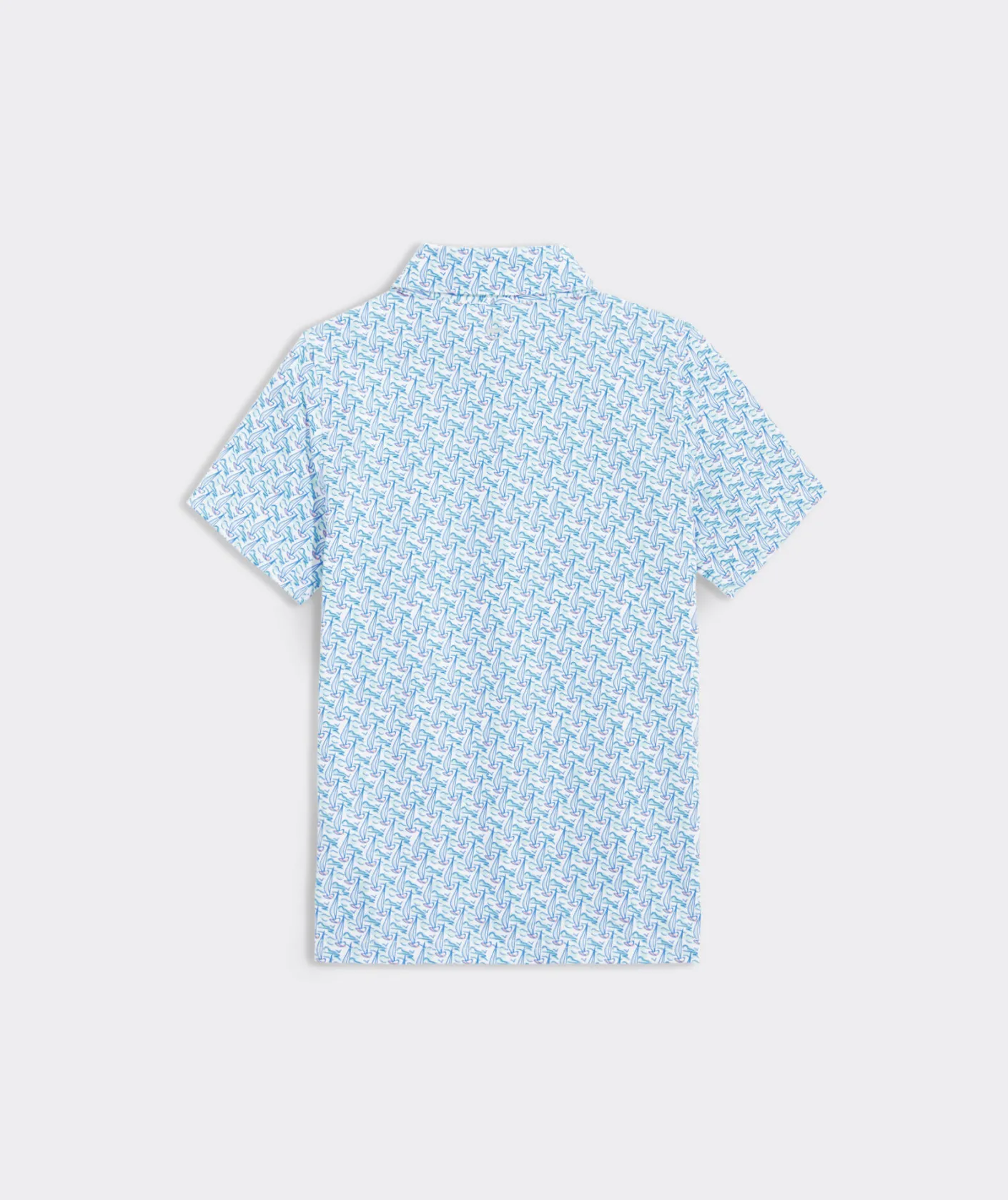 Polos<Vineyard Vines Boys' Printed Sankaty Polo Ski Geo B RedVelvet