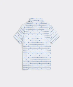 Polos<Vineyard Vines Boys' Printed Sankaty Polo SkiGeoBysChrlstn