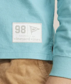 Polos<Vineyard Vines Boys' Rugby Shirt Jake Blue