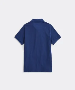 Polos<Vineyard Vines Boys' Rugby Shirt Aqua Ocean