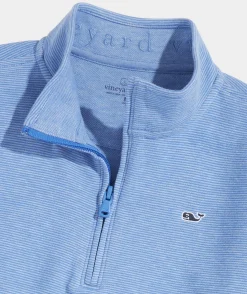 Sweaters|Sweatshirts & Sweatpants<Vineyard Vines Boys' Saltwater Quarter-Zip Aqua Ocean