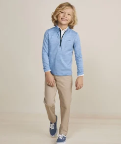 Sweatshirts & Sweatpants<Vineyard Vines Boys' Sankaty Quarter-Zip Passion Fruit