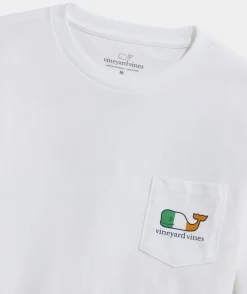 Tees<Vineyard Vines Boys' Ski Dogs Long-Sleeve Pocket Tee Charleston Green