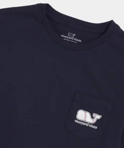 Tees<Vineyard Vines Boys' Soccer Goalie Whale Short-Sleeve Tee White Cap