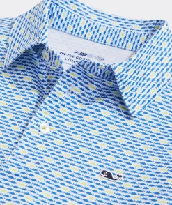 Polos<Vineyard Vines Boys' St. Jean Stripe Sankaty Polo Ocean Breeze Tejeda