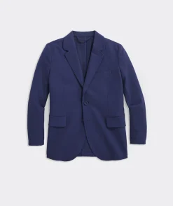 Jackets, Blazers & Vests<Vineyard Vines Boys' Stretch Cotton Blackwatch Blazer (8-18) Plaid- Green