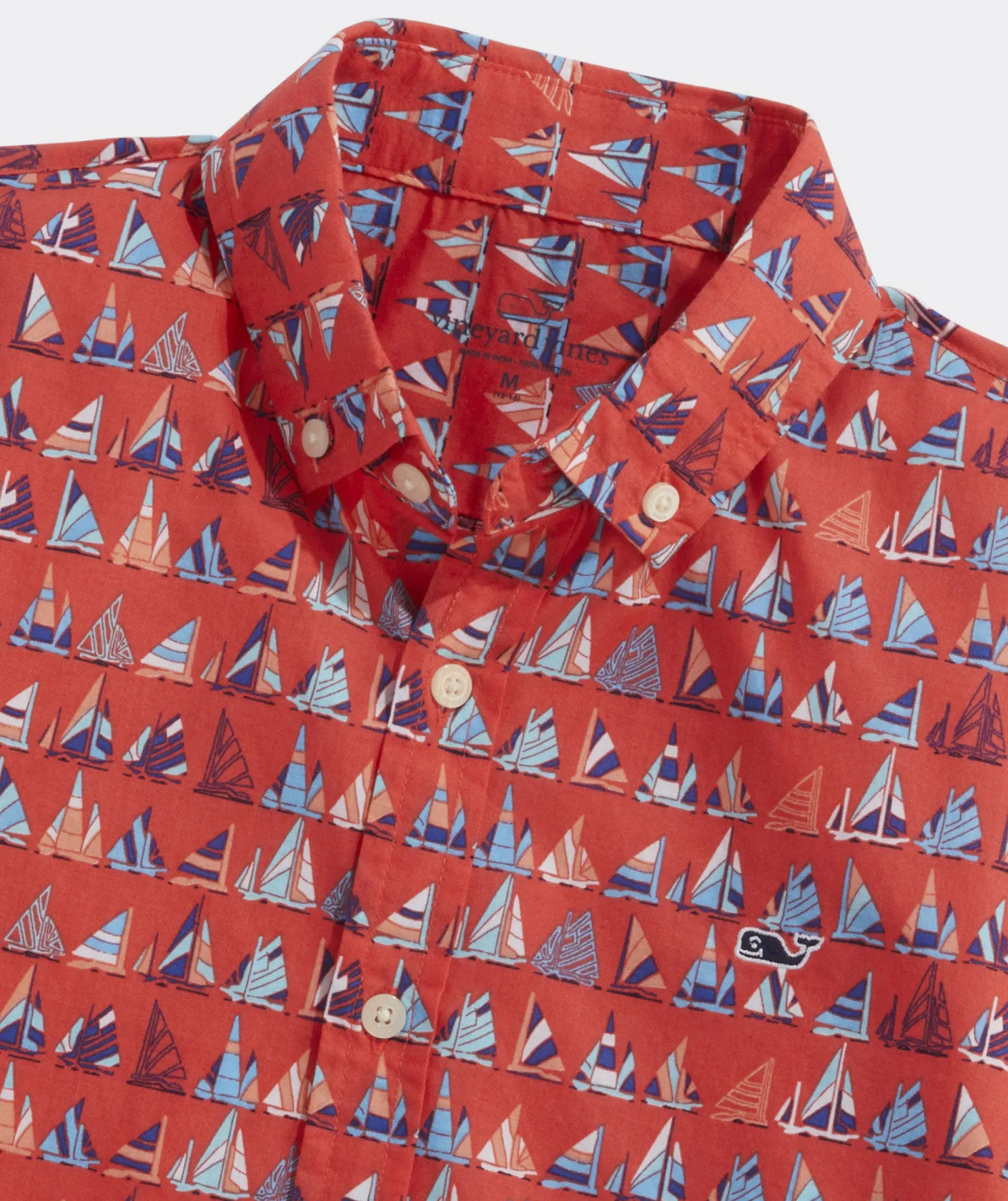 Button-Down Shirts<Vineyard Vines Boys' Stretch Flannel Check Shirt Chk Sailors Red