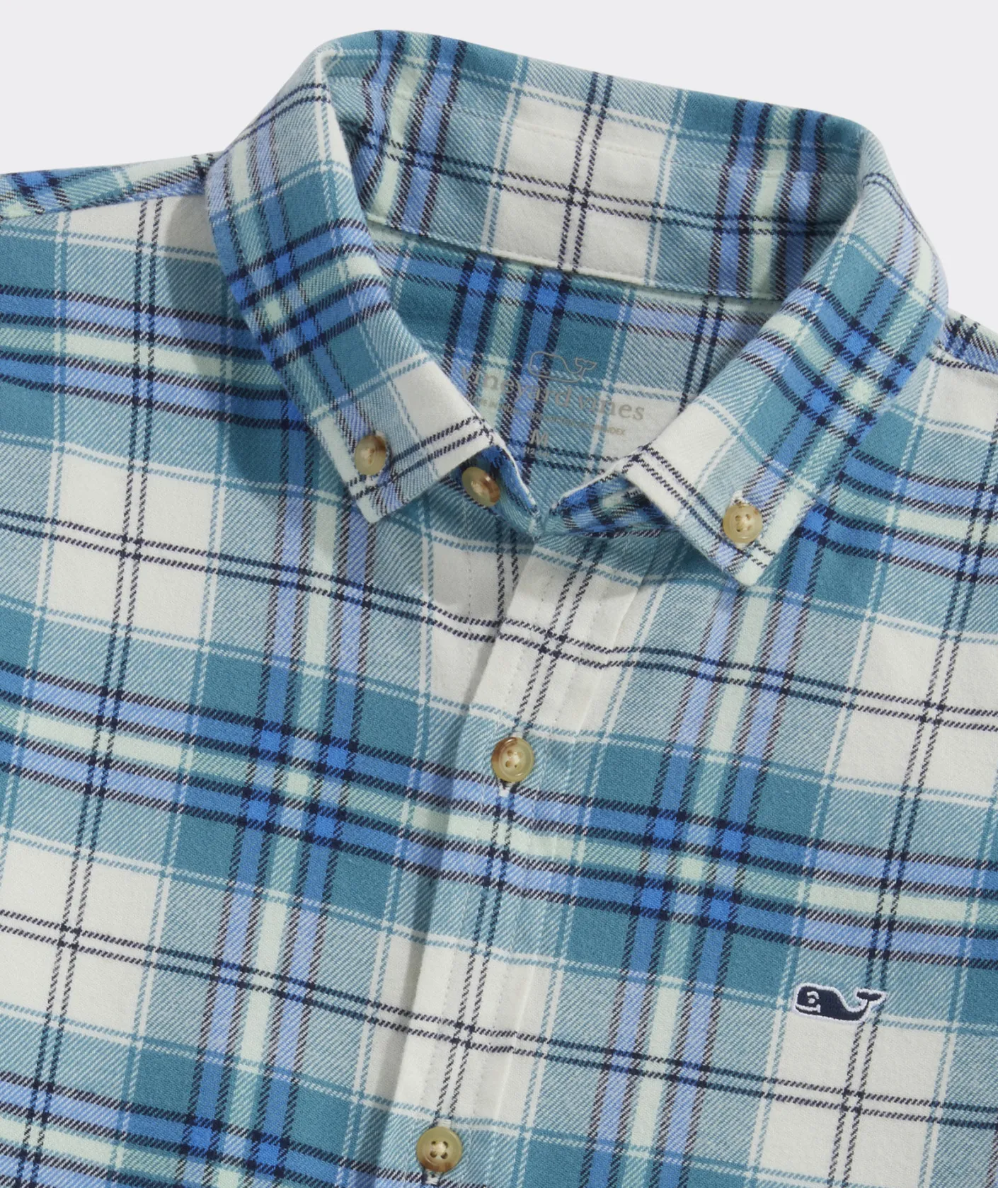 Button-Down Shirts<Vineyard Vines Boys' Stretch Flannel Check Shirt Larkspur