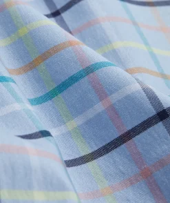 Button-Down Shirts<Vineyard Vines Boys' Stretch Flannel Plaid Shirt Larkspur