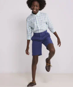 Shorts<Vineyard Vines Boys' Sun-Washed Knit Jetty Shorts Granite