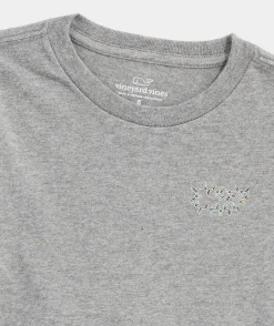 Tees<Vineyard Vines Boys' Thanksgiving Parade Whale Long-Sleeve Pocket Tee White Cap