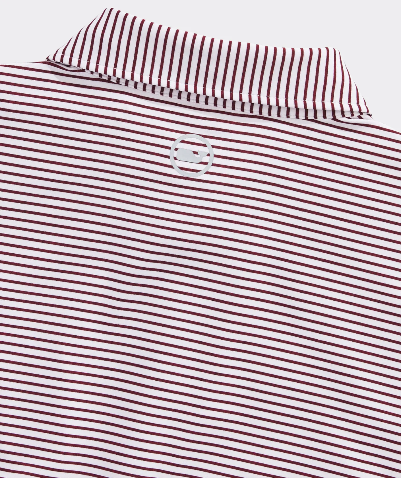 Polos<Vineyard Vines Bradley Stripe Sankaty Polo Crimson
