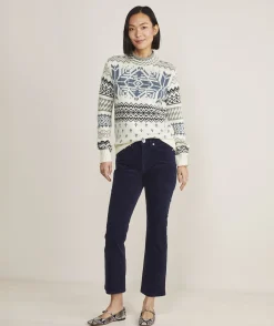 Sweaters<Vineyard Vines Breton Stripe Mockneck Sweater Spice
