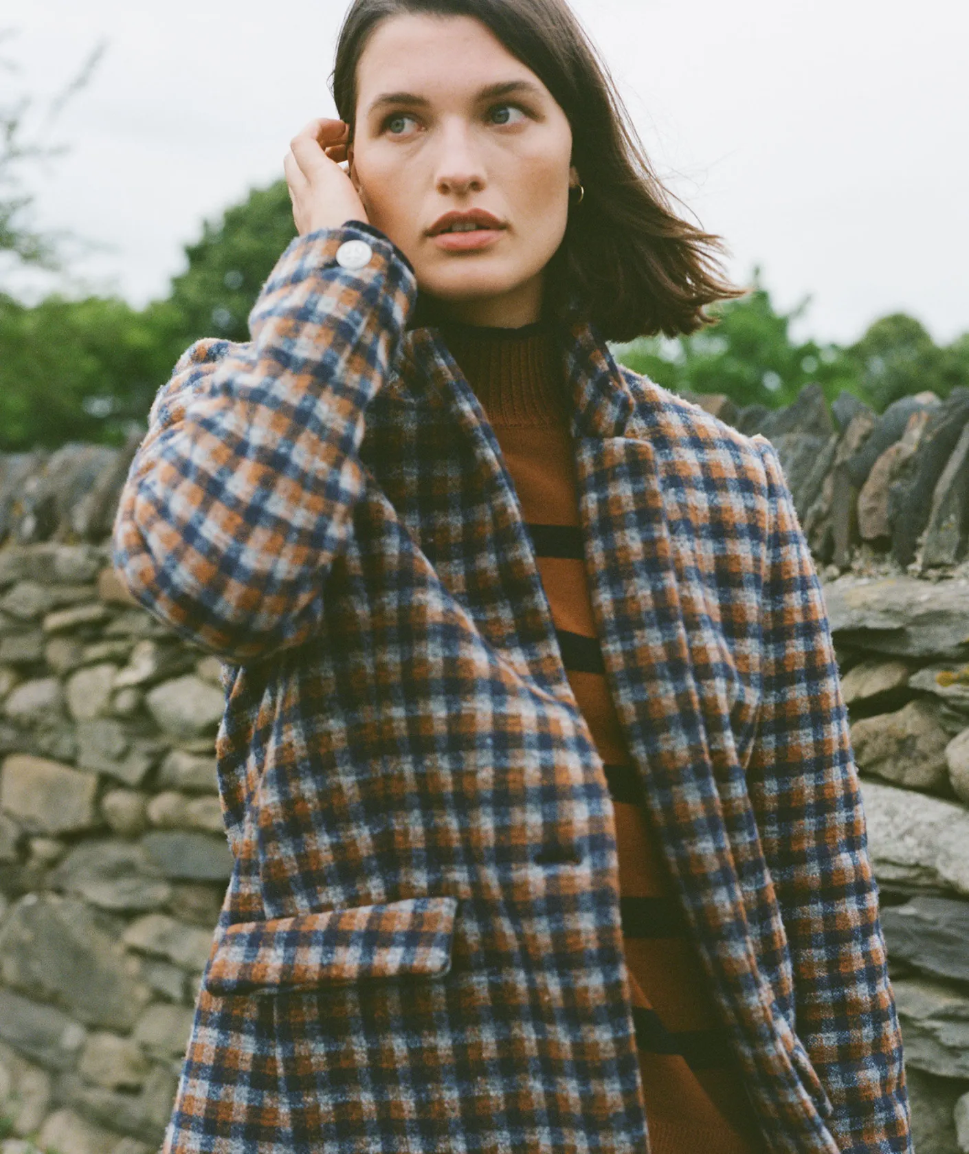 Jackets & Vests<Vineyard Vines Brushed Shirt Jacket Brushed Plaid-Marsh