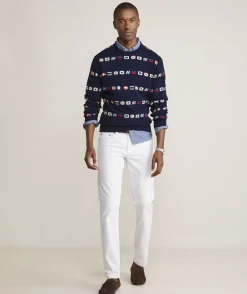 Sweaters<Vineyard Vines Burgee Flag Sweater Nautical Navy