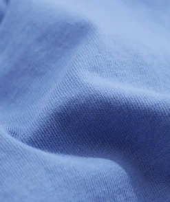 Tees<Vineyard Vines Burgee Vintage Whale Long-Sleeve Pocket Tee Hull Blue