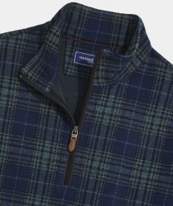 Quarter-Zips|Sweatpants & Sweatshirts<Vineyard Vines Calmwater Quarter-Zip Blackwatch Plaid