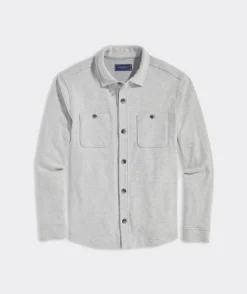 Button-Down Shirts|Jackets & Vests<Vineyard Vines Calmwater Shirt Jacket Ultimate Gray