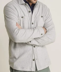 Button-Down Shirts|Jackets & Vests<Vineyard Vines Calmwater Shirt Jacket Ultimate Gray