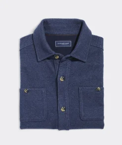 Jackets & Vests|Button-Down Shirts<Vineyard Vines Calmwater Shirt Jacket Deep Bay