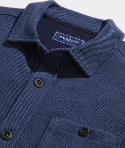 Jackets & Vests|Button-Down Shirts<Vineyard Vines Calmwater Shirt Jacket Deep Bay