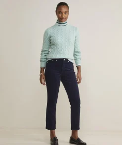 Sweaters<Vineyard Vines Cashmere Cable Shine Crewneck Sweater Jet Black