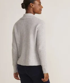 Sweaters<Vineyard Vines Cashmere Cable Shine Crewneck Sweater Mist Green