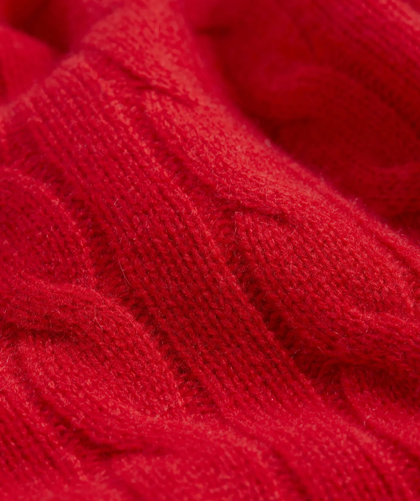 Sweaters<Vineyard Vines Cashmere Classic Cable Crewneck Sweater Crimson