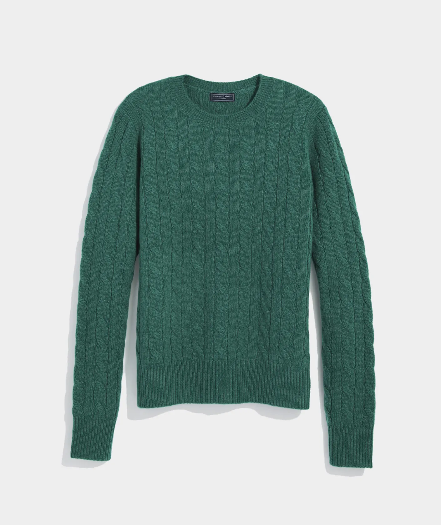 Sweaters<Vineyard Vines Cashmere Classic Cable Crewneck Sweater Red Velvet