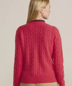 Sweaters<Vineyard Vines Cashmere Classic Cable Crewneck Sweater Jake Blue