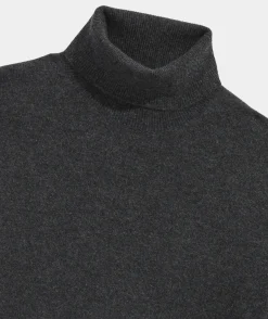 Sweaters<Vineyard Vines Cashmere Turtleneck Charcoal Heather