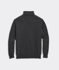 Sweaters<Vineyard Vines Cashmere Turtleneck Charcoal Heather