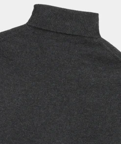 Sweaters<Vineyard Vines Cashmere Turtleneck Charcoal Heather