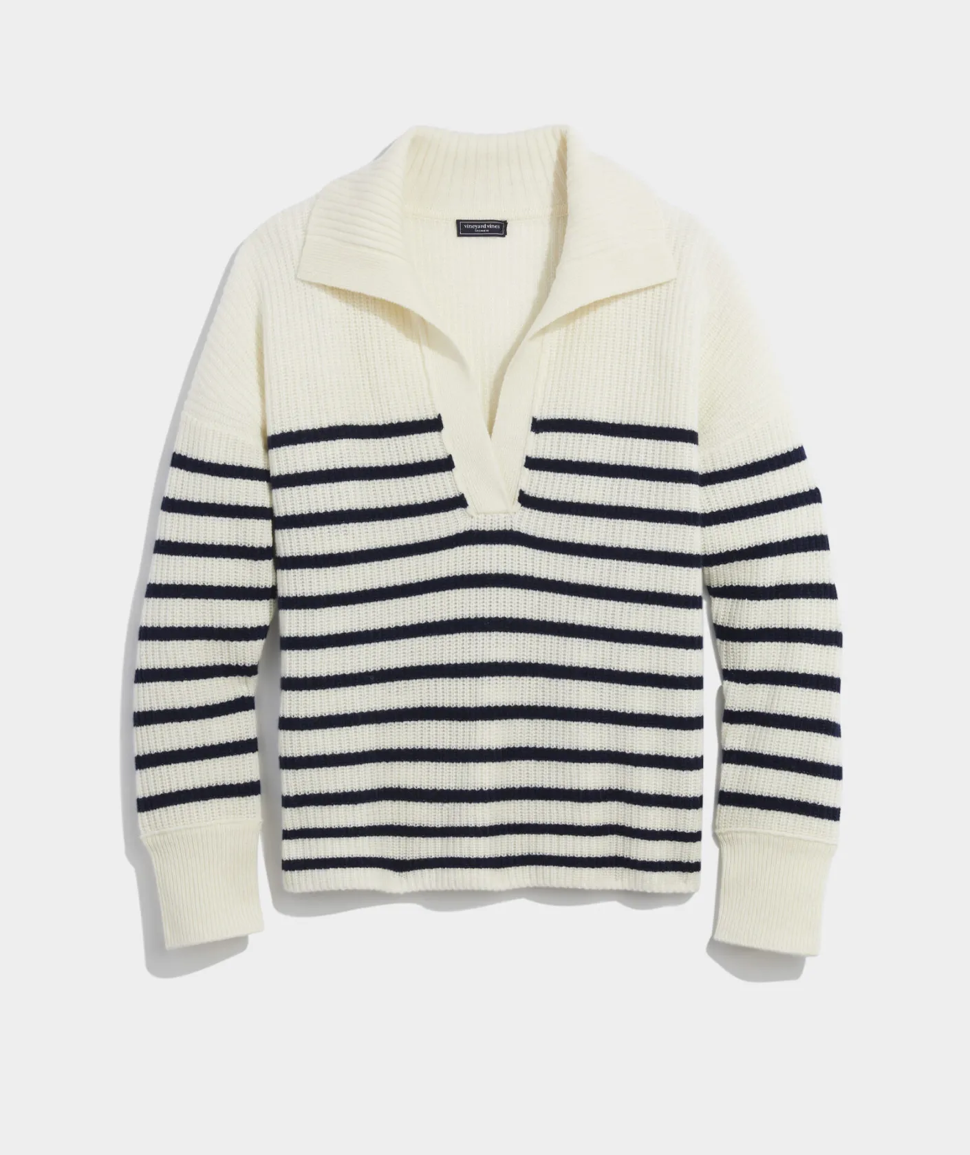 Sweaters<Vineyard Vines Cashmere Varsity V-Neck Cardigan Marshmallow