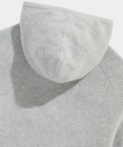 Sweatpants & Sweatshirts|Sweaters<Vineyard Vines Cashmere Waffle Hoodie Light Gray Heather