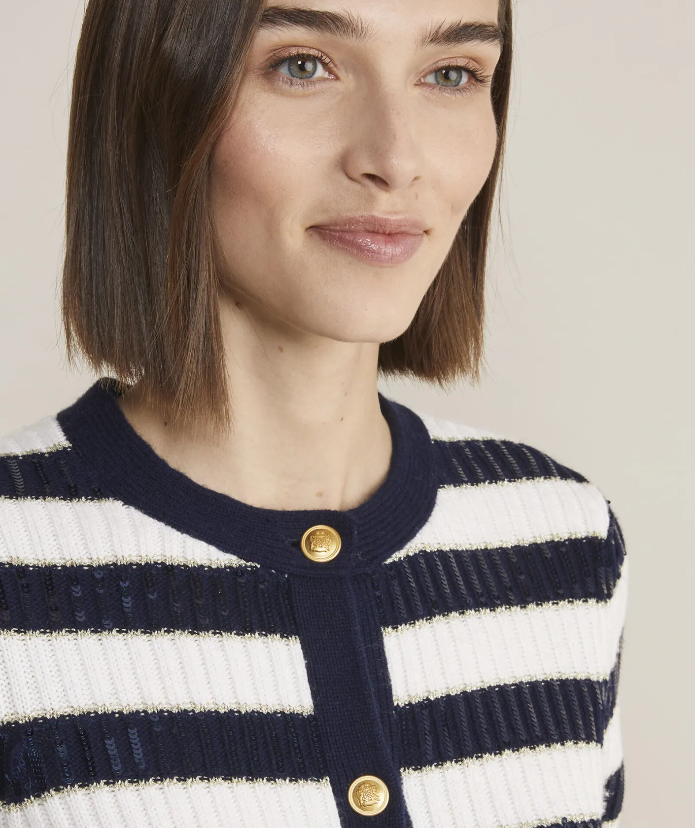 Sweaters<Vineyard Vines Cashmere Waffle-Knit Striped Crewneck Sweater Rum Runner