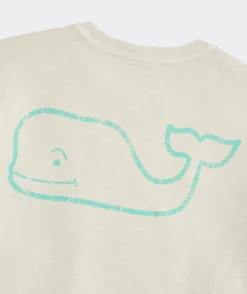 Mens|Tees<Vineyard Vines Chill Cooler Short-Sleeve Tee Bleached Aqua