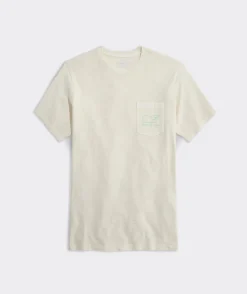 Mens|Tees<Vineyard Vines Chill Cooler Short-Sleeve Tee Bleached Aqua
