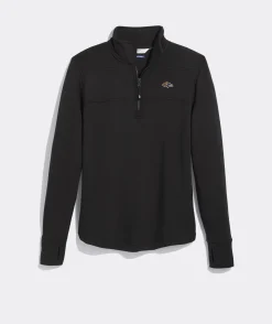 Womens<Vineyard Vines Cinched Puff-Sleeve Top Chickory Coffee
