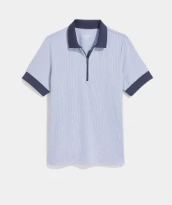 Polos<Vineyard Vines Classic Pique Polo Deep Bay