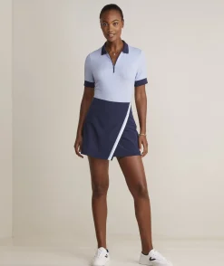 Polos<Vineyard Vines Classic Pique Polo Deep Bay