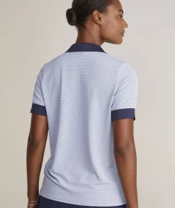 Polos<Vineyard Vines Classic Pique Polo Deep Bay